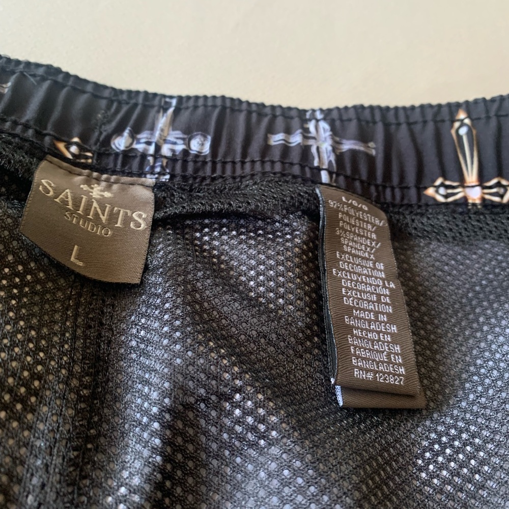 Saints Studio Men Large Swim Trunks. NWOT - Picture 5 of 9